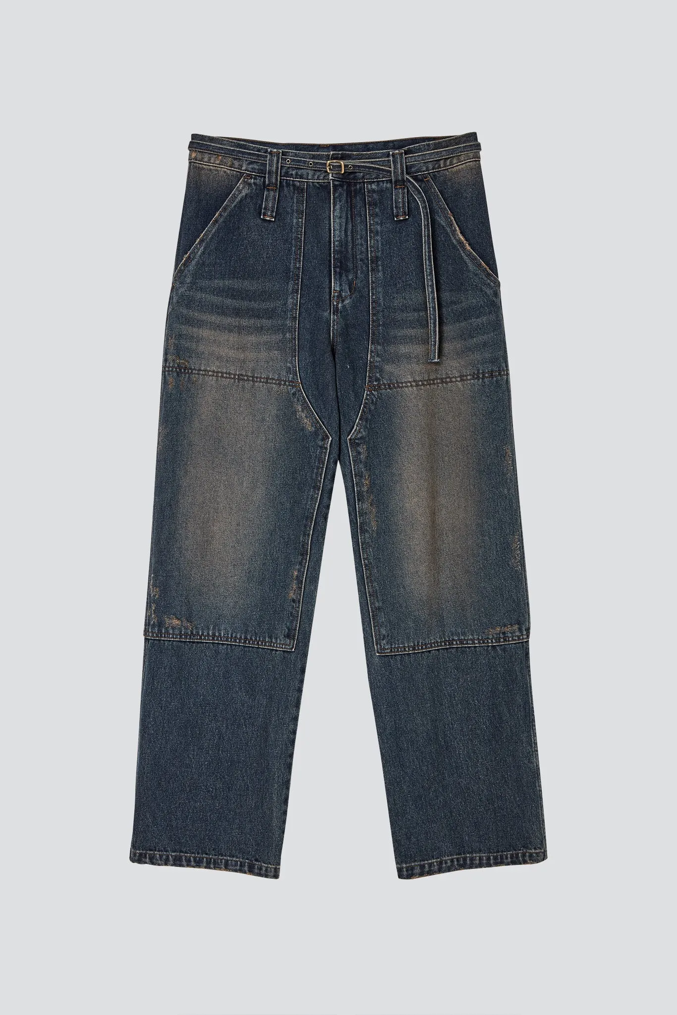 Washed Indigo Carpenter Jeans