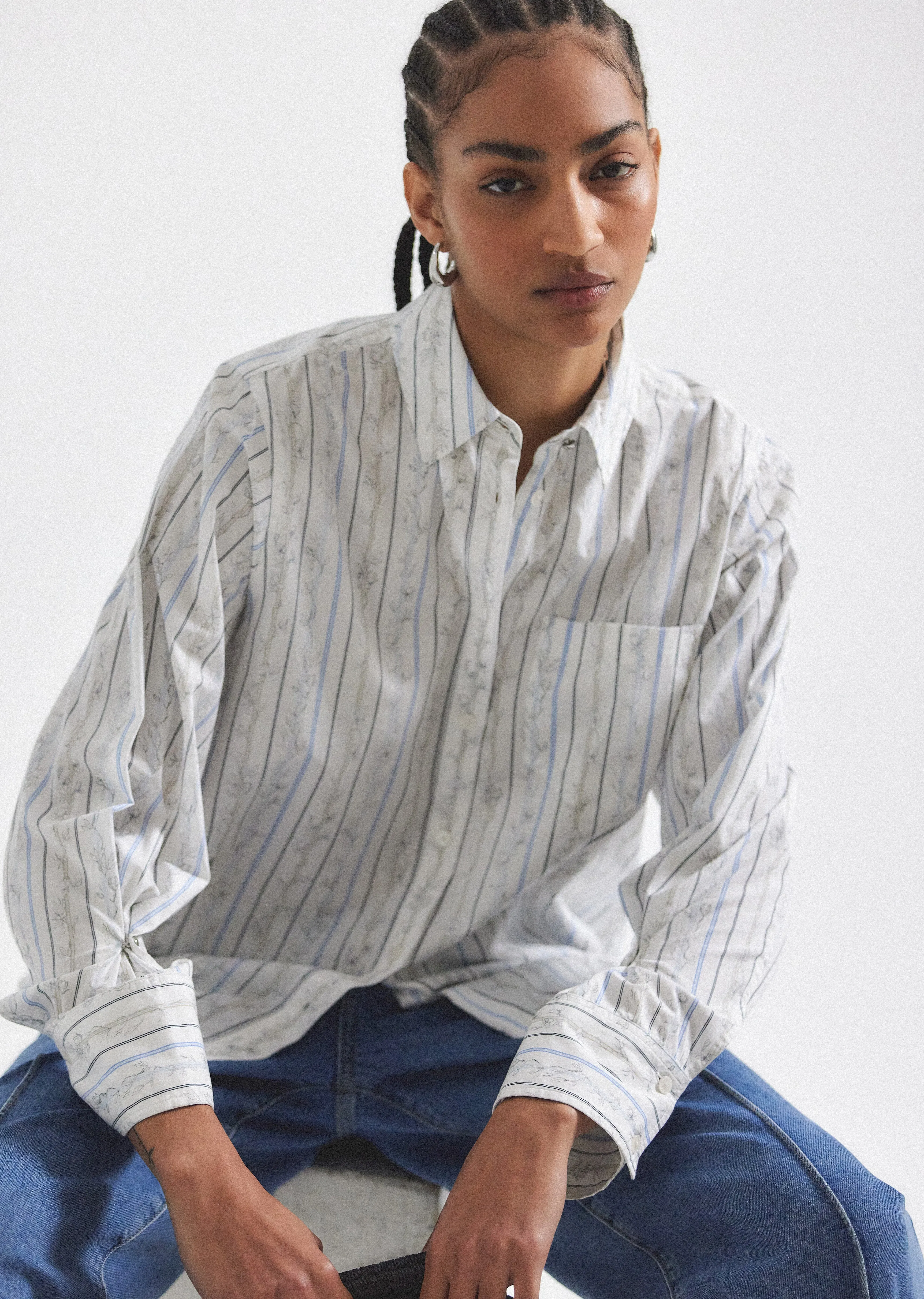 Wesley Shirt - White Multi