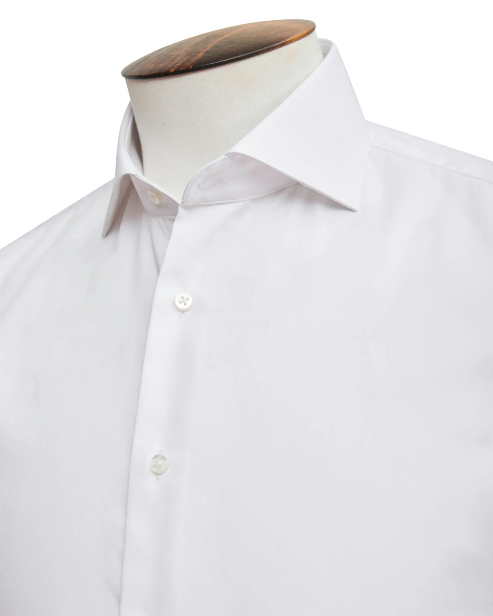 White Cutaway Collar Tall Fit Shirt