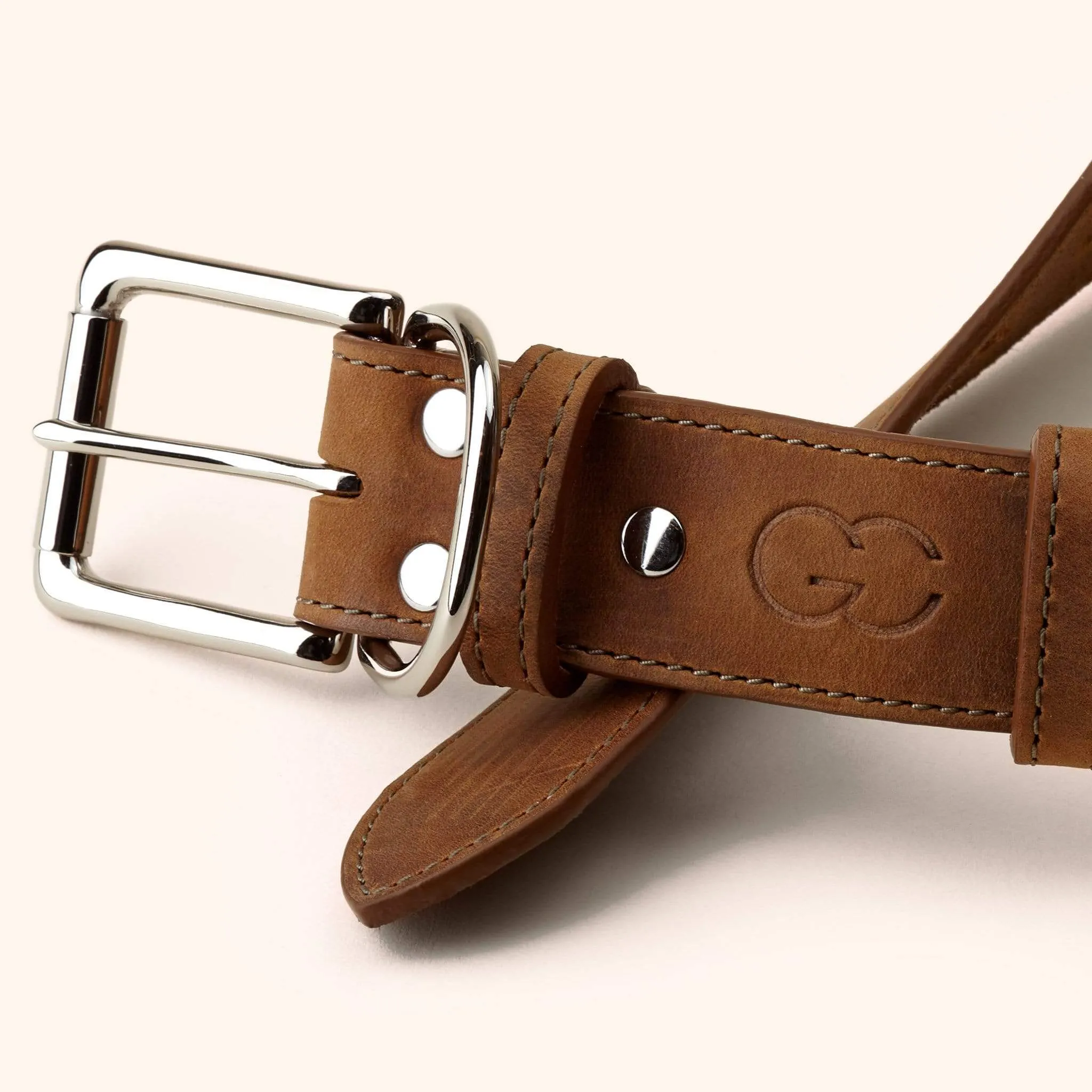 Wide Leather Dog Collar