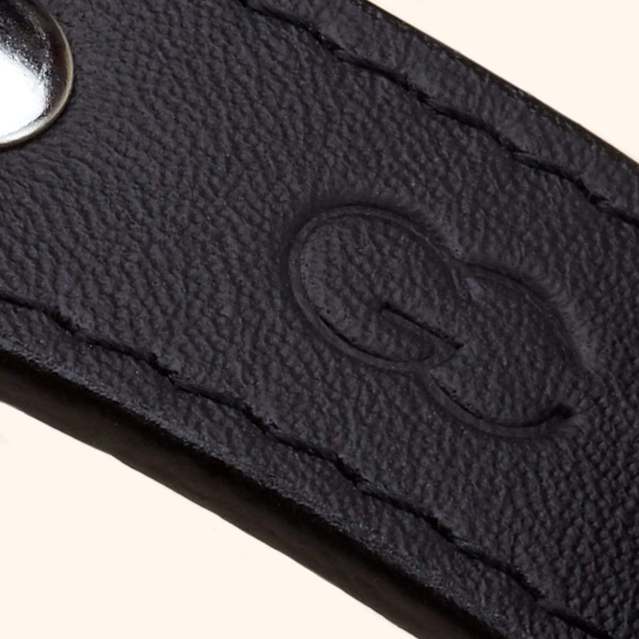 Wide Leather Dog Collar