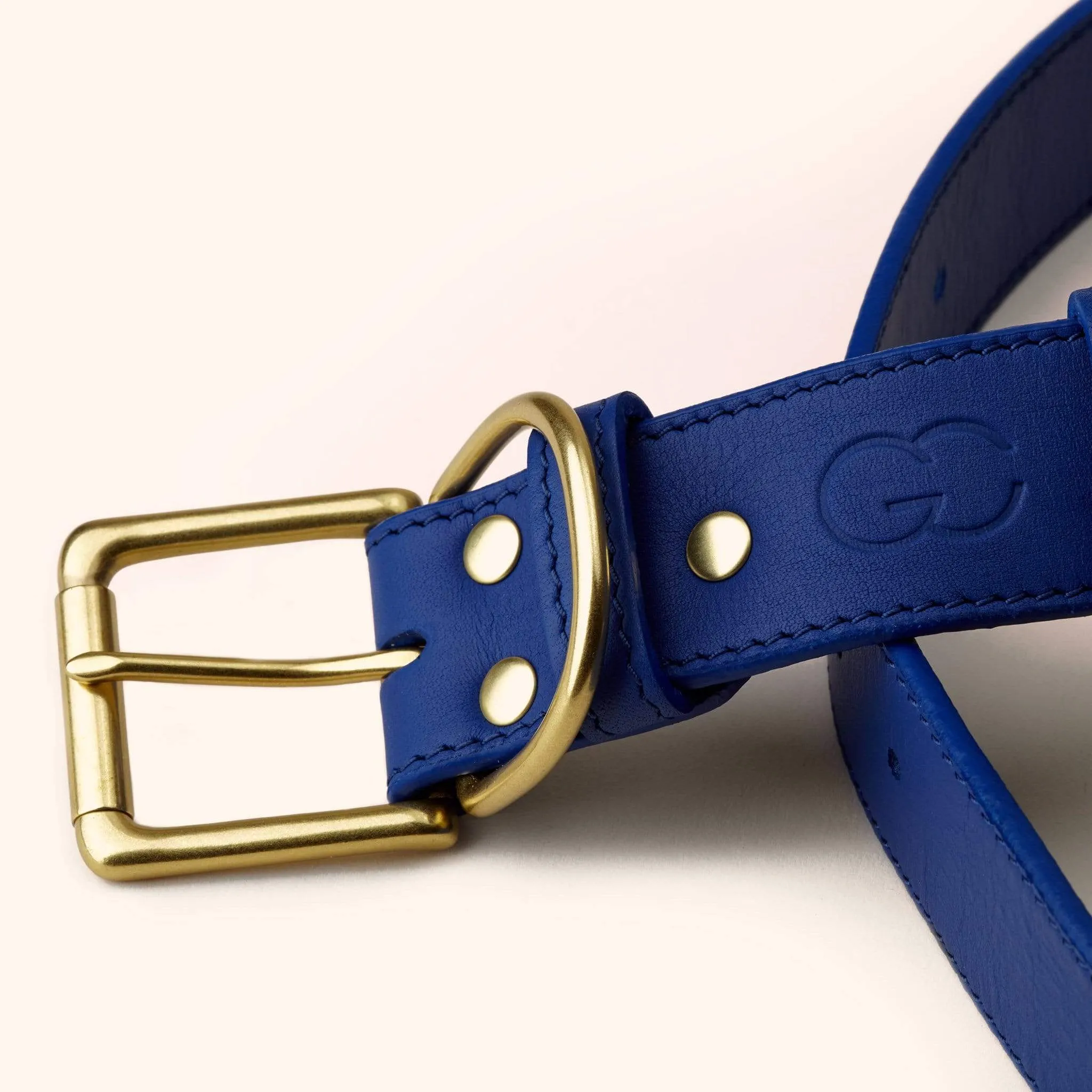 Wide Leather Dog Collar