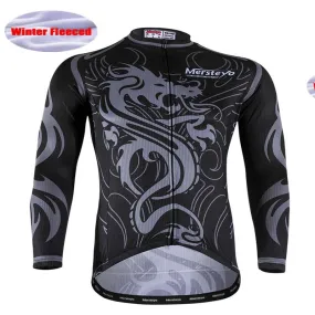 Winter Thermal Fleece Breathable Cycling Jersey