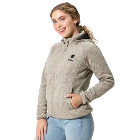 Women's Fleece Heated Jacket with Hood