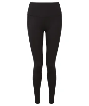 Womens TriDri® recycled performance full length leggings | Black