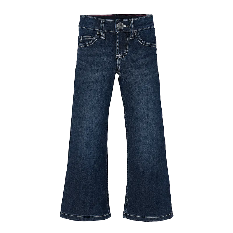 Wrangler Girl's Boot Cut With Embroidered Pocket Jeans