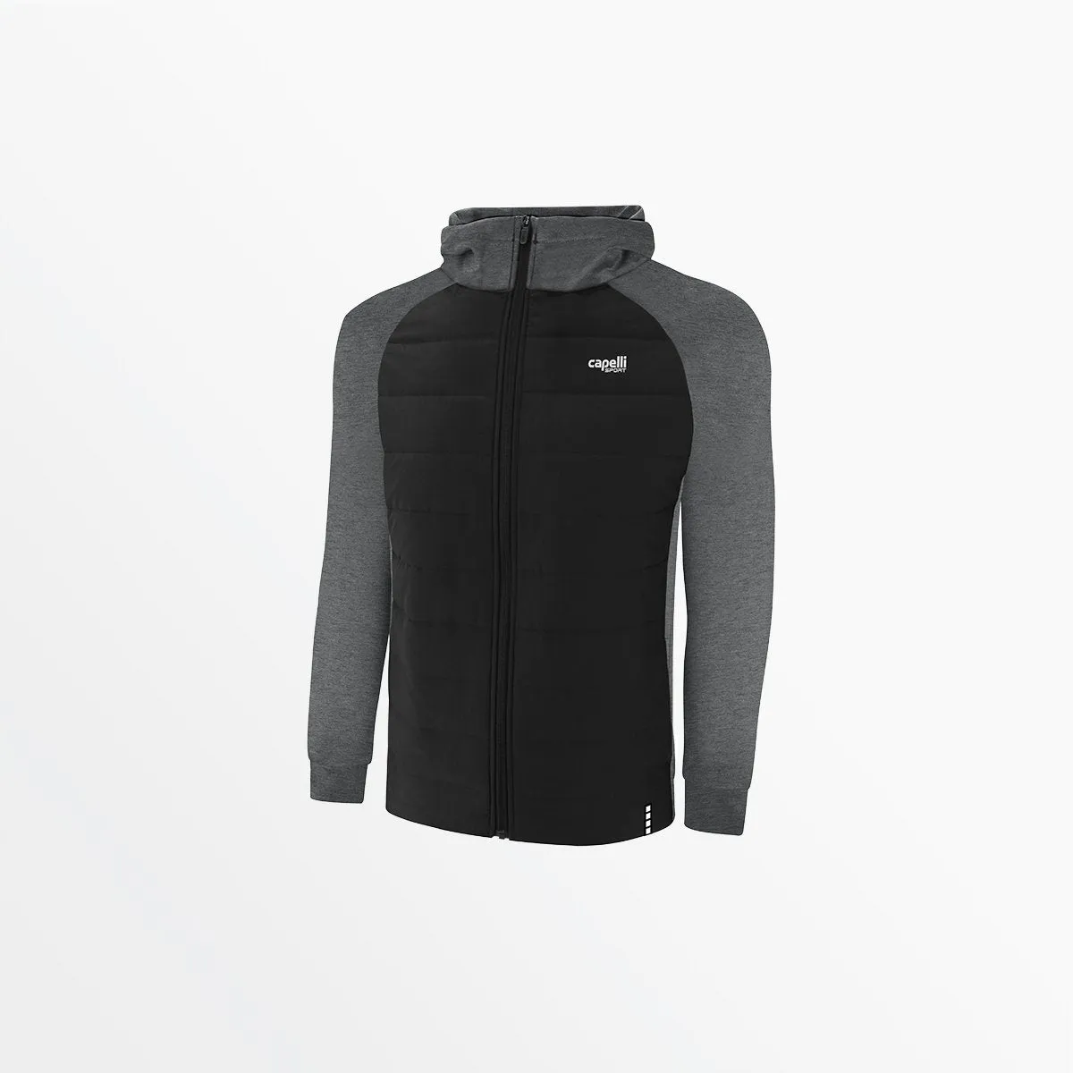 YOUTH THERMA FLEECE WOVEN FRONT JACKET