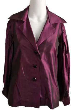 Yves Saint Laurent Taffeta Blouse/Jacket